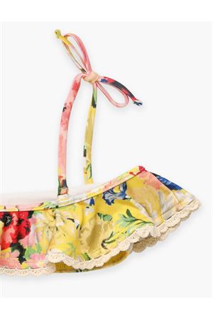 Bikini in giallo floreale ZIMMERMANN KIDS | 6736WRS241YFL